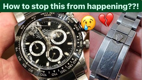 scratched my new rolex|should i worry about scratching my Rolex.